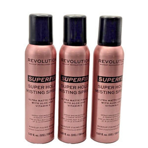 Makeup Revolution SuperFix Super Hold Misting Spray 5 fl Oz. NEW lot of 3